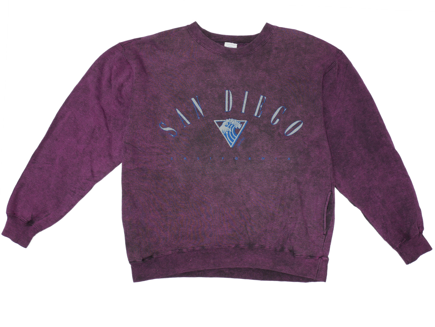 1990's Acid Wash Waves San Francisco Crewneck